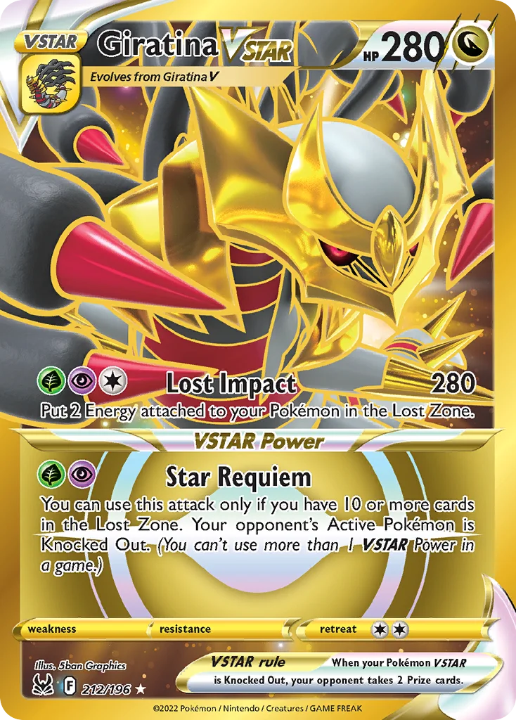 Giratina VSTAR Pokemon card