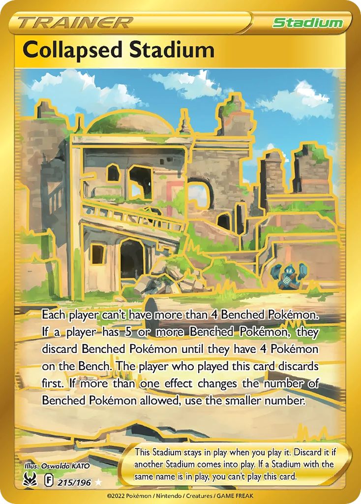 Collapsed Stadium Pokemon card