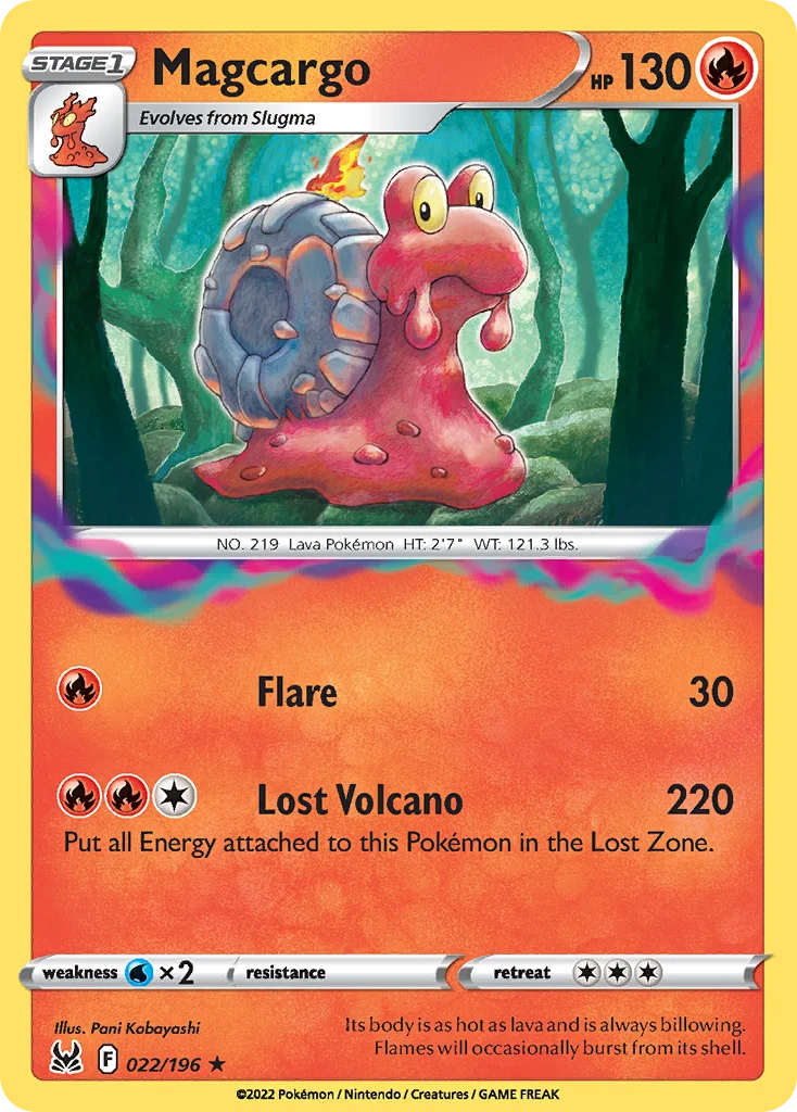 Magcargo Pokemon card