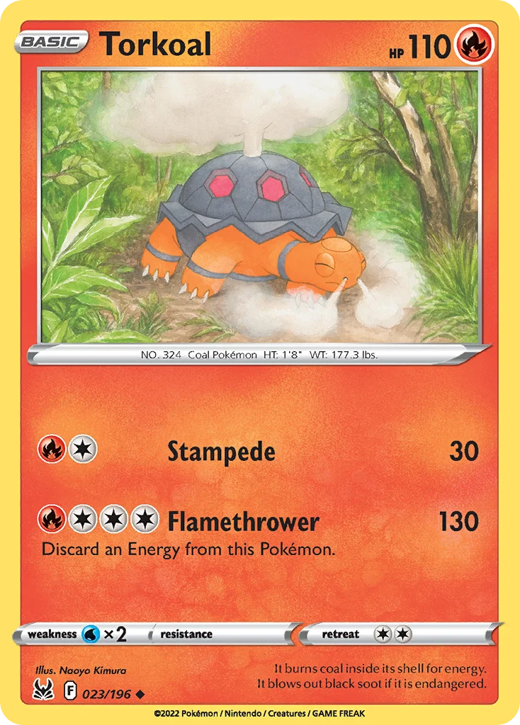 Torkoal Pokemon card