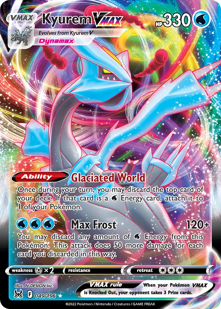 Kyurem VMAX Pokemon card