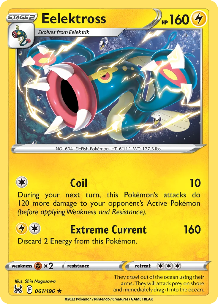 Eelektross Pokemon card