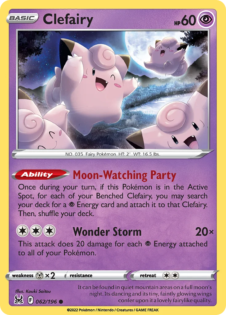 Clefairy Pokemon card
