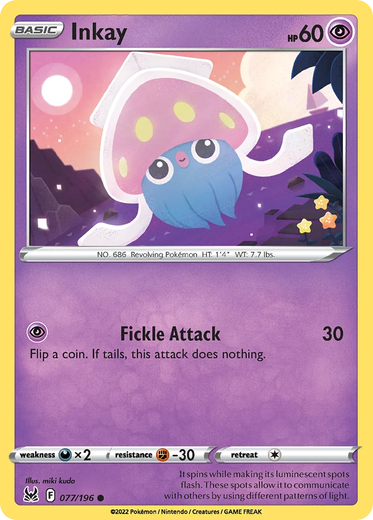 Inkay Pokemon card
