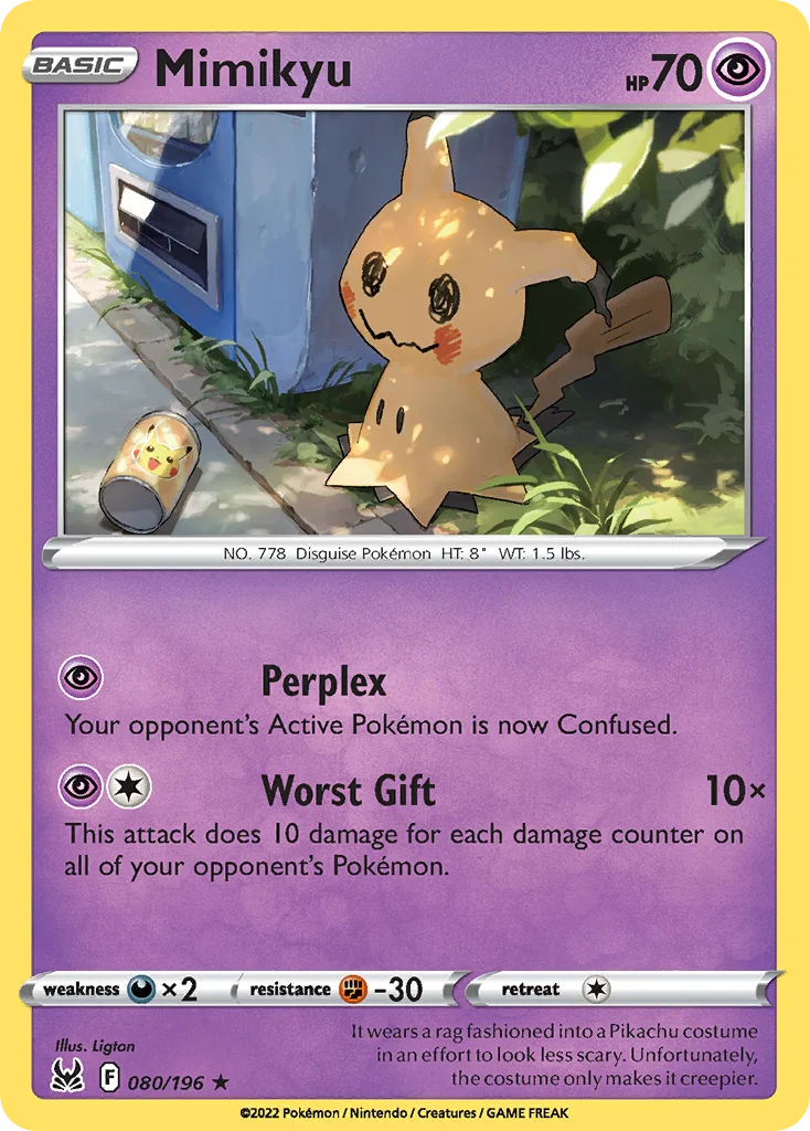 Mimikyu Pokemon card