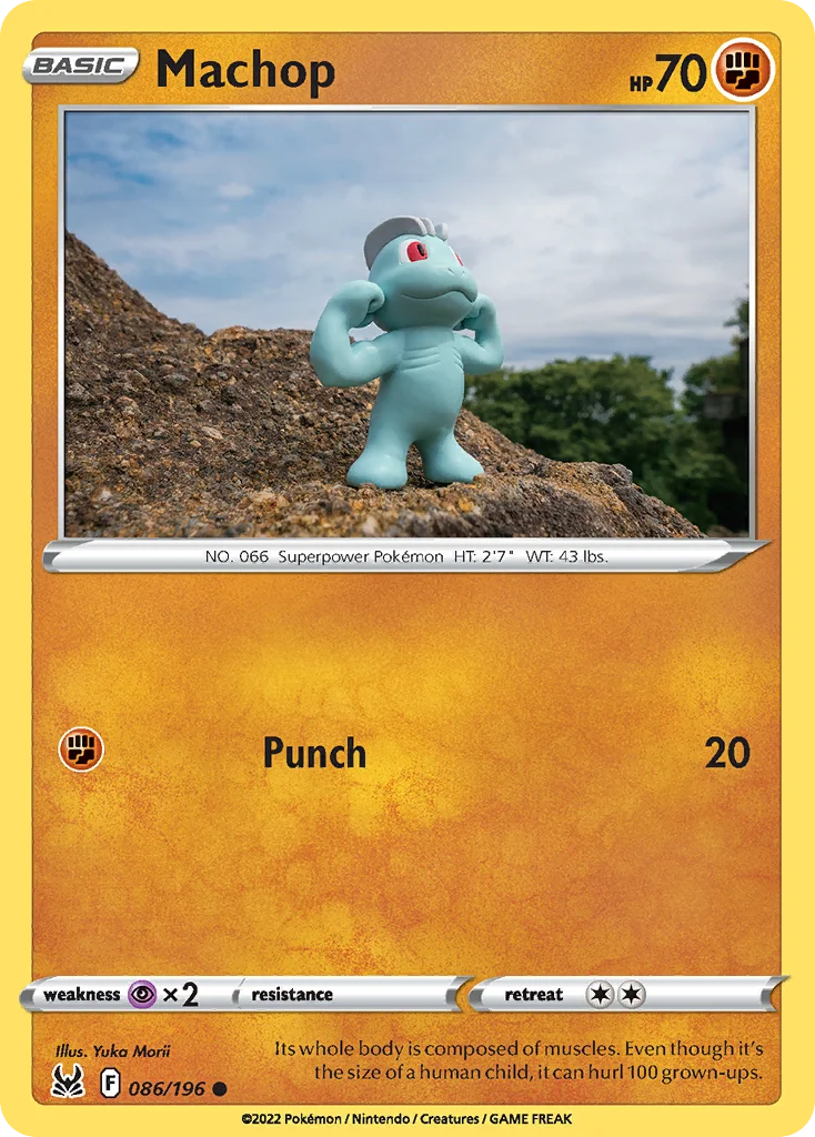 Machop Pokemon card