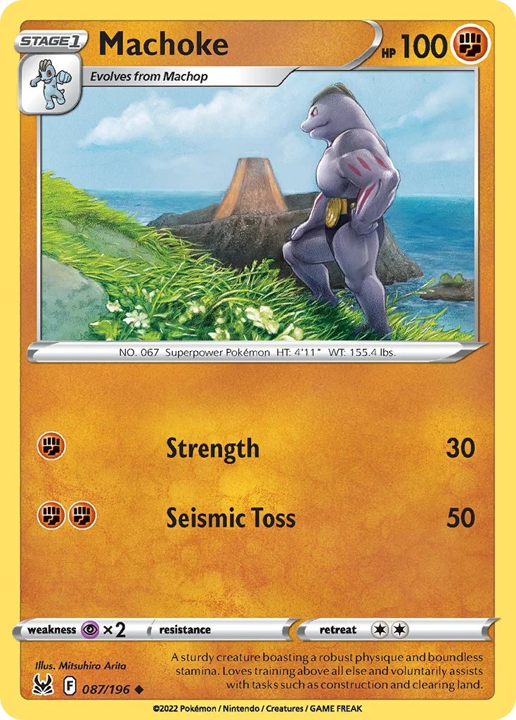 Machoke Pokemon card