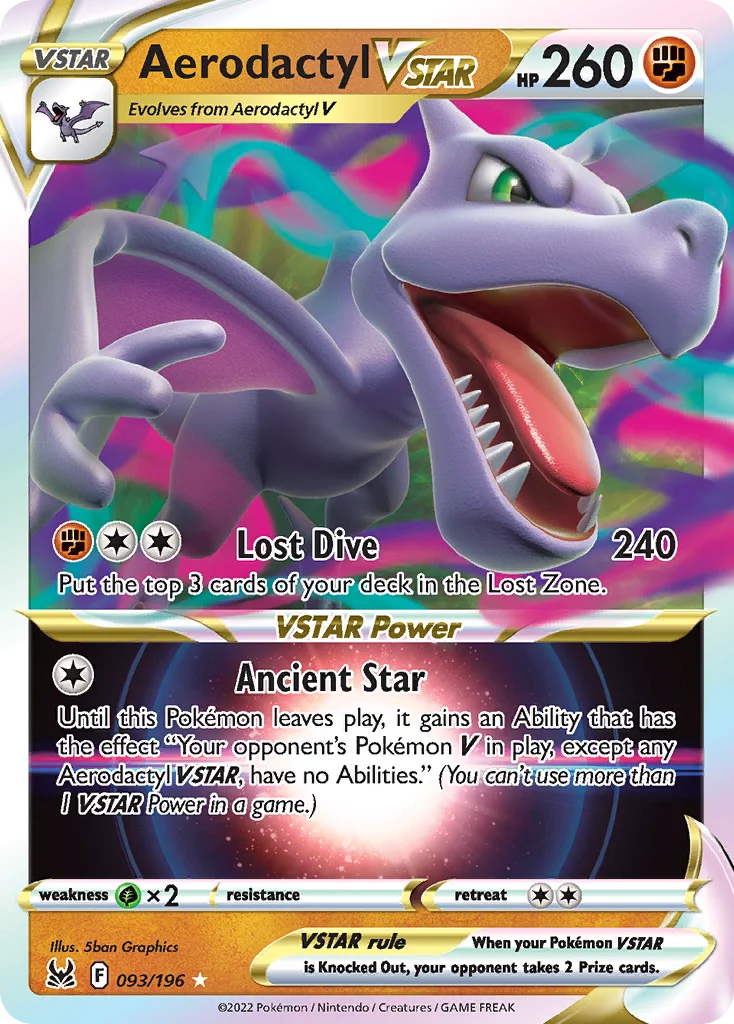 Aerodactyl VSTAR Pokemon card