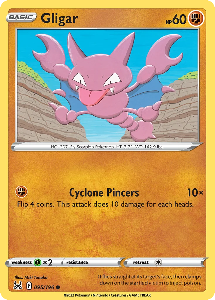 Gligar Pokemon card
