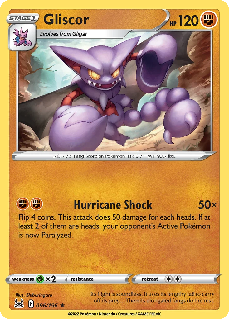 Gliscor Pokemon card