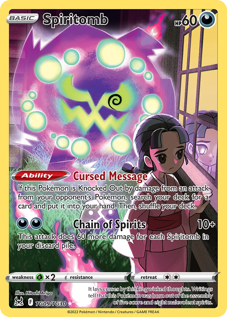 Spiritomb Pokemon card