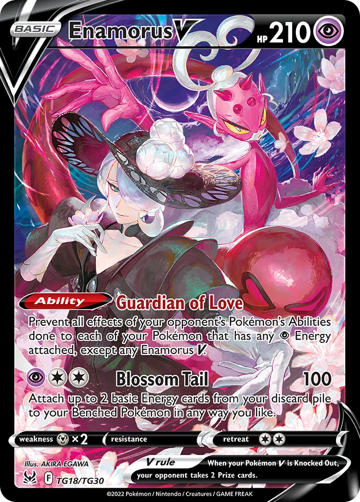 Enamorus V Pokemon card