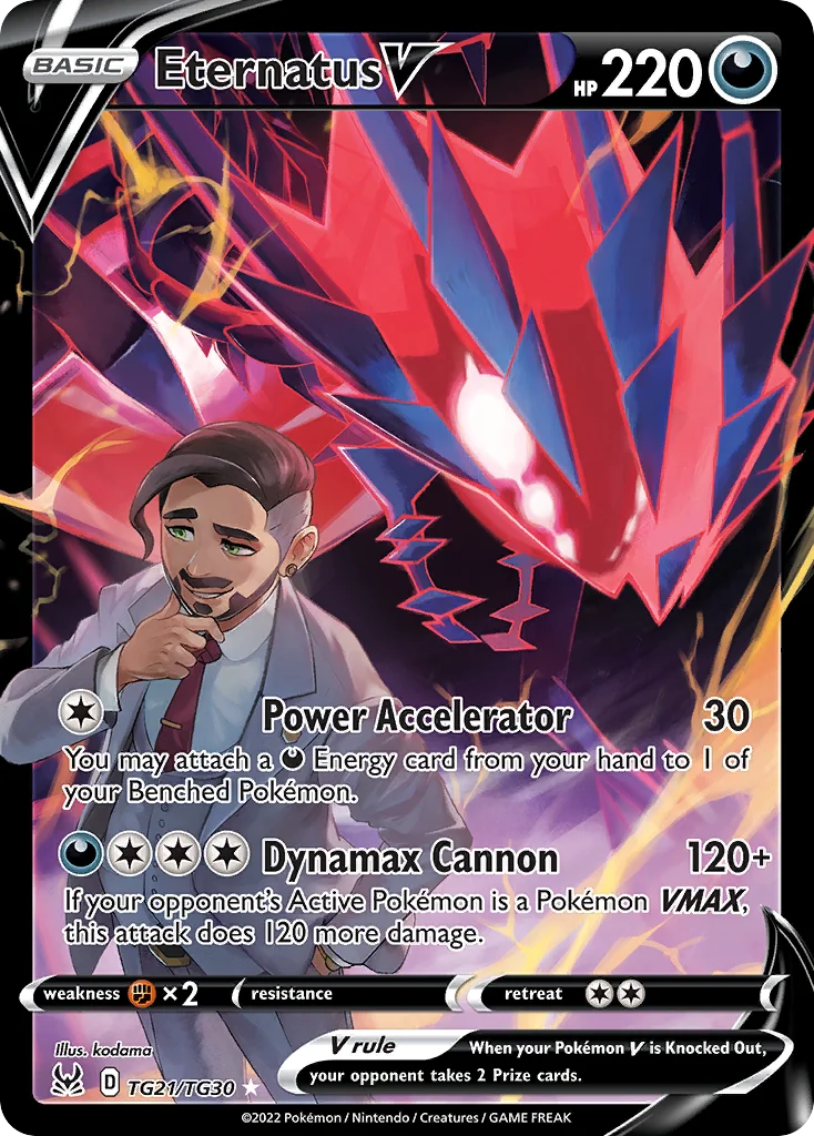 Eternatus V Pokemon card