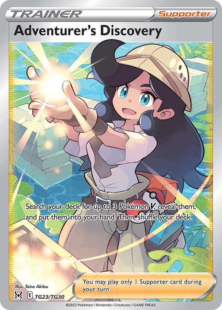 Adventurer's Discovery Pokemon card