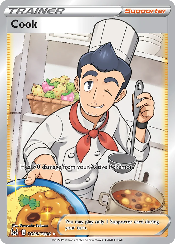 Cook Pokemon card