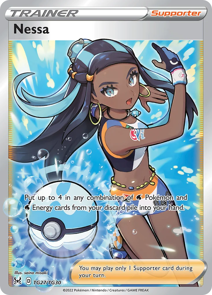 Nessa Pokemon card