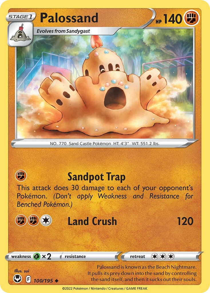 Palossand Pokemon card