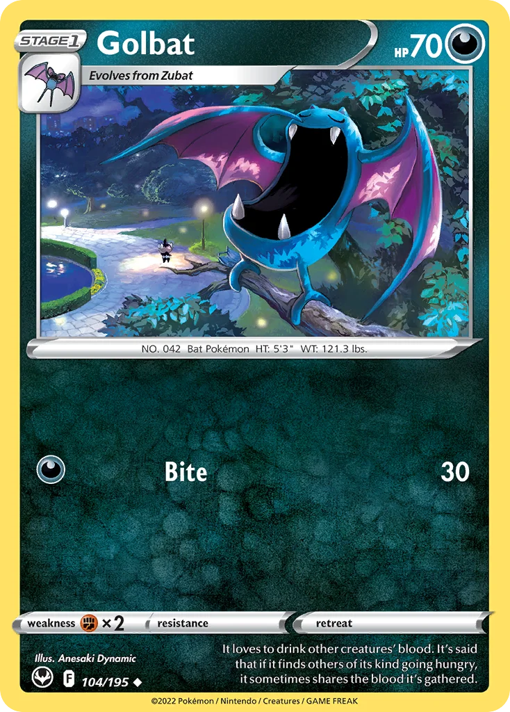 Golbat Pokemon card
