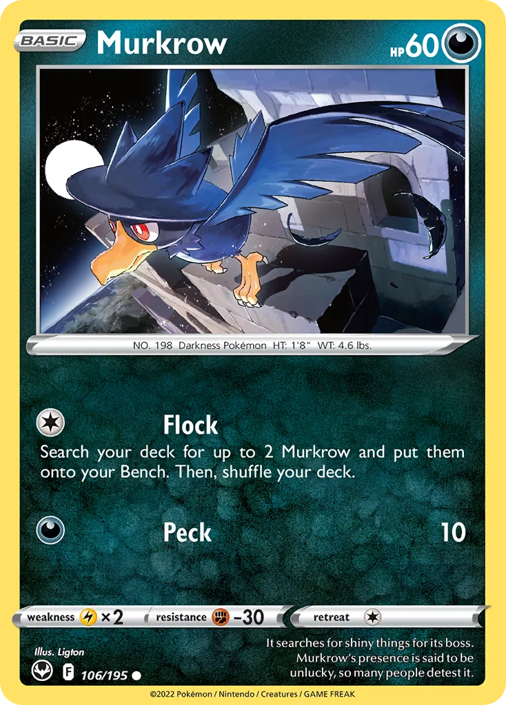 Murkrow Pokemon card