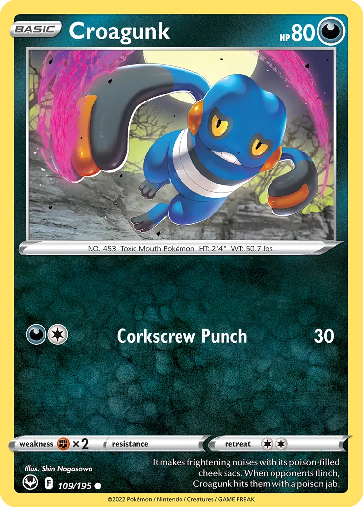 Croagunk Pokemon card