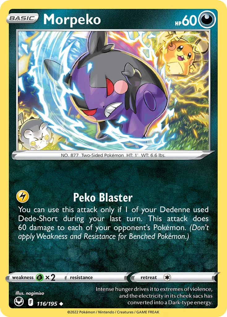 Morpeko Pokemon card
