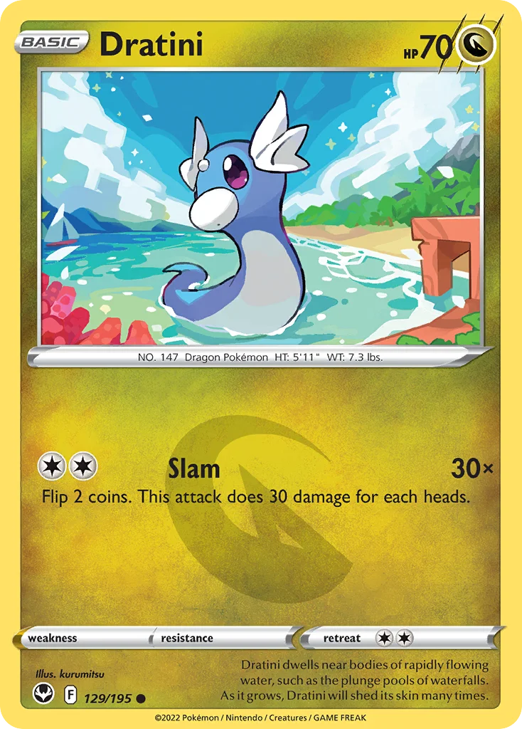 Dratini Pokemon card