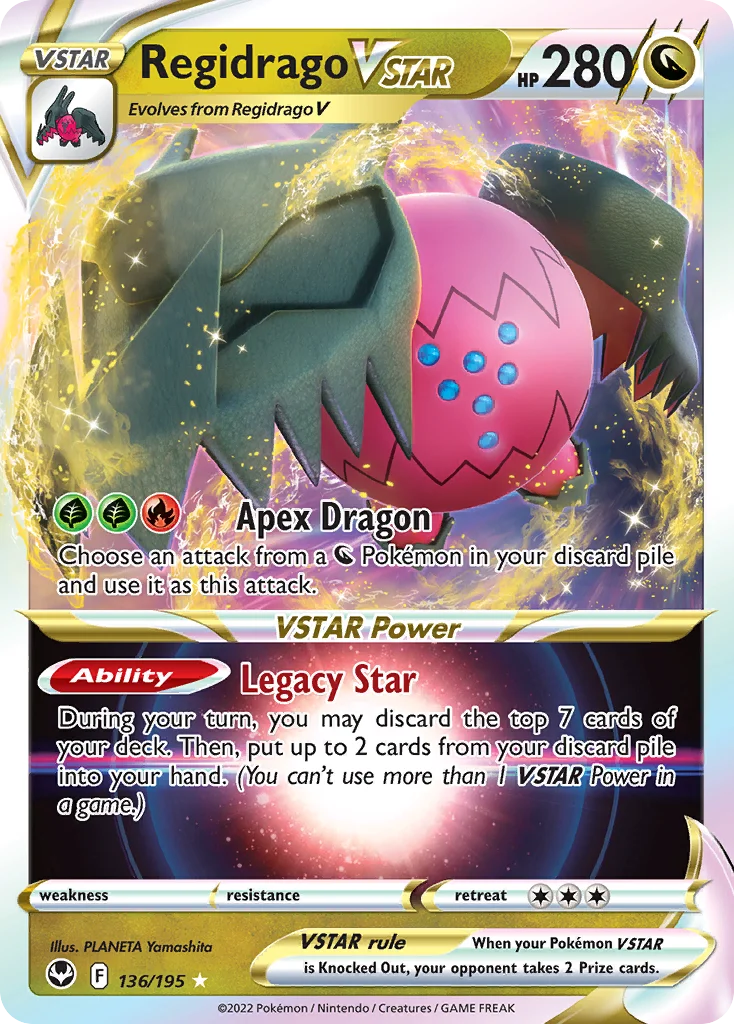 Regidrago VSTAR Pokemon card