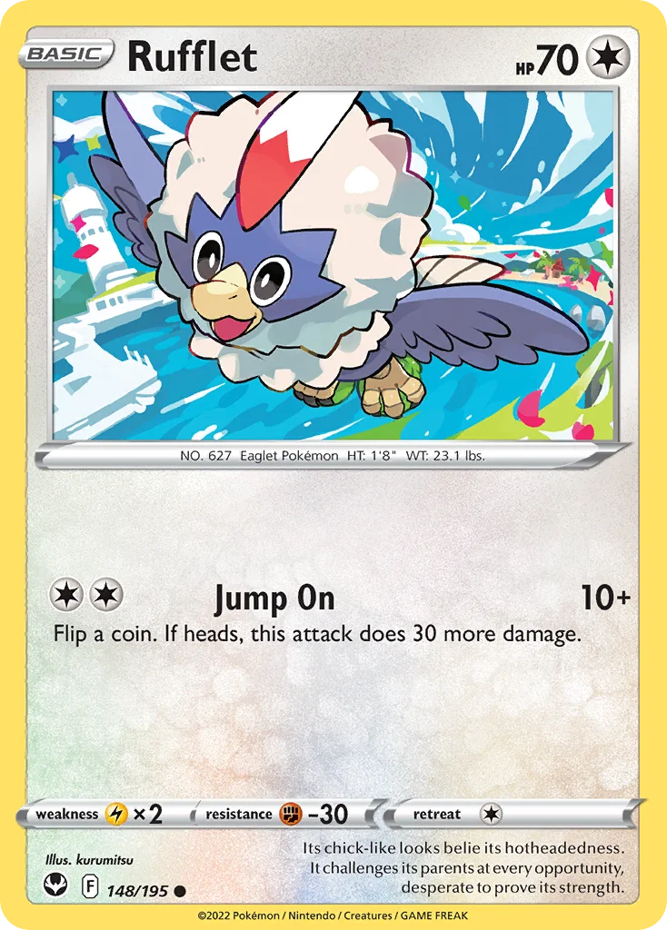 Rufflet Pokemon card