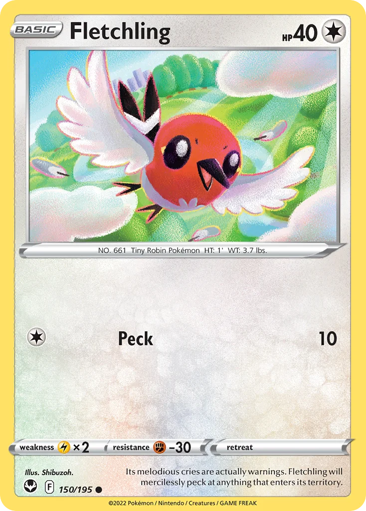 Fletchling Pokemon card