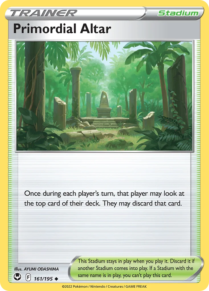 Primordial Altar Pokemon card