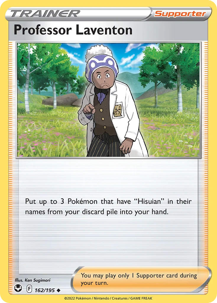 Professor Laventon Pokemon card