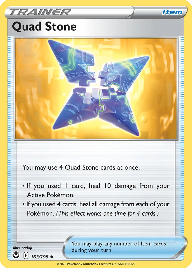 Quad Stone Pokemon card