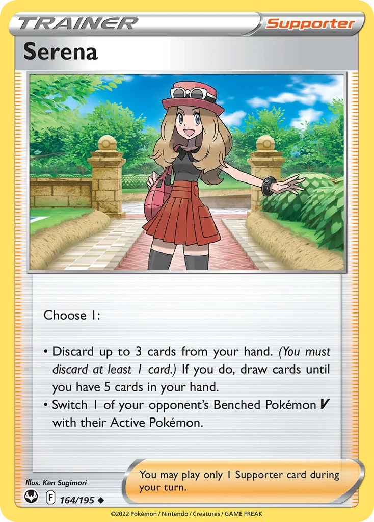Serena Pokemon card