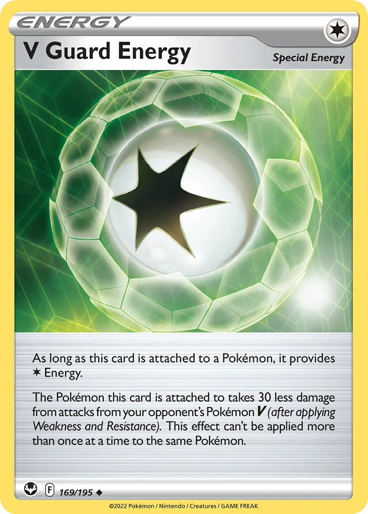 V Guard Energy Pokemon card