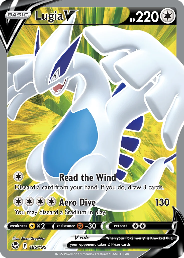 Lugia V Pokemon card