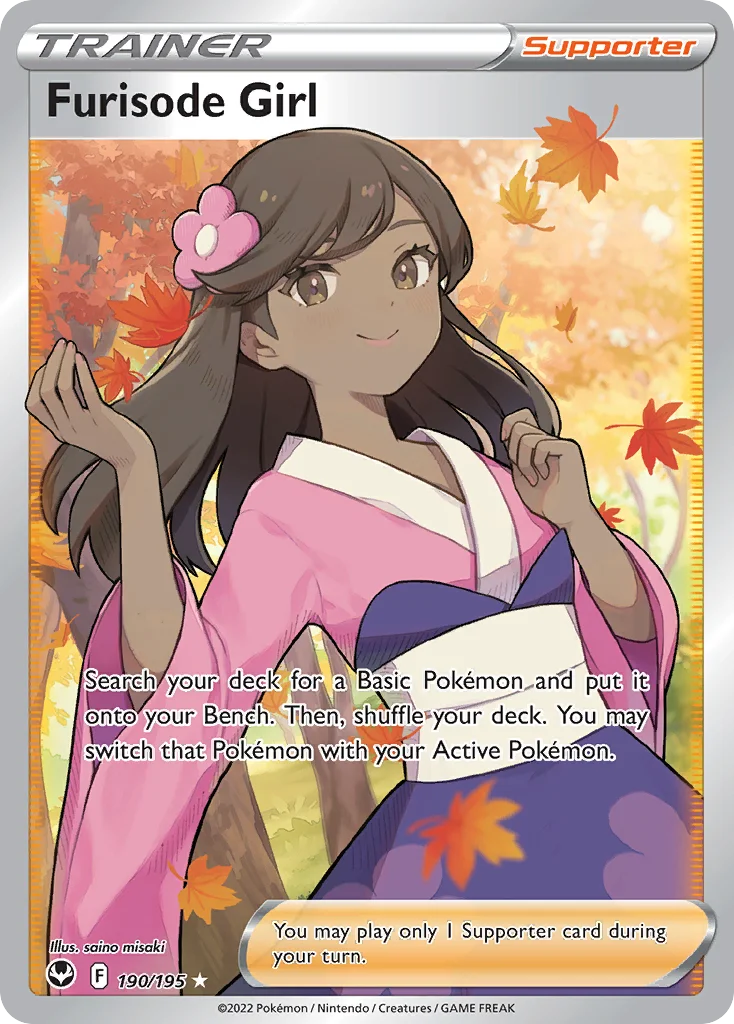 Furisode Girl Pokemon card