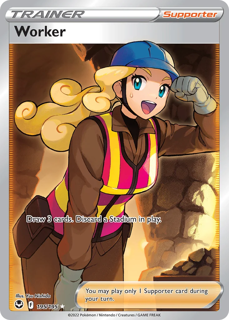 Worker Pokemon card