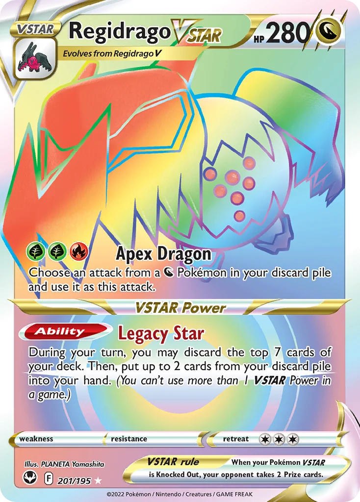 Regidrago VSTAR Pokemon card