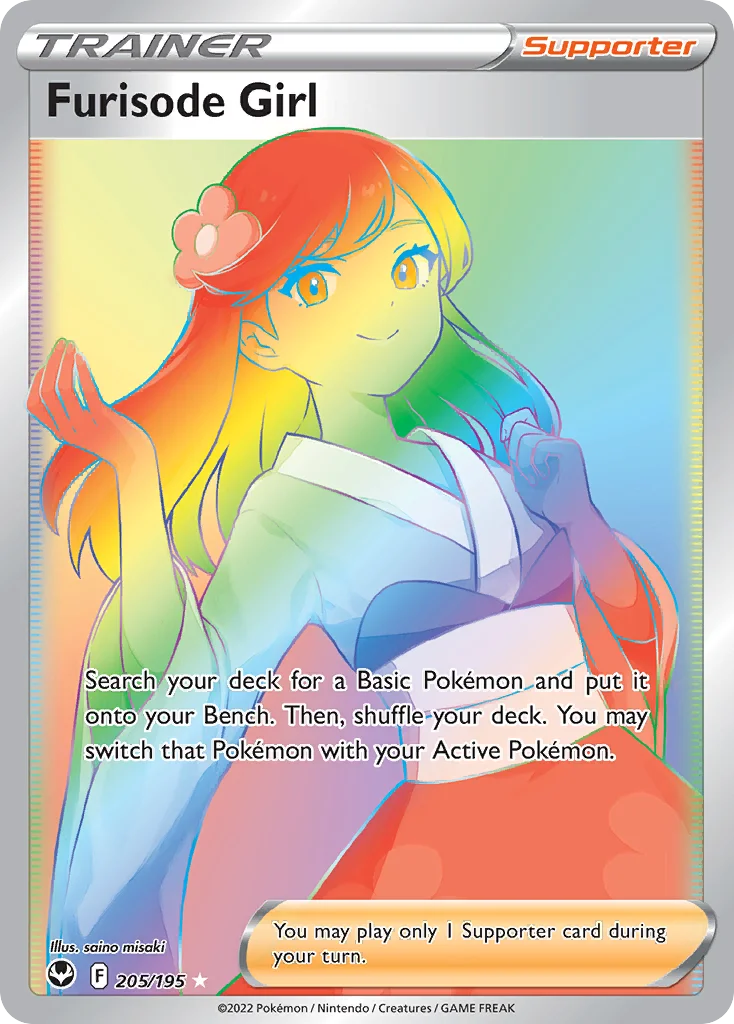 Furisode Girl Pokemon card