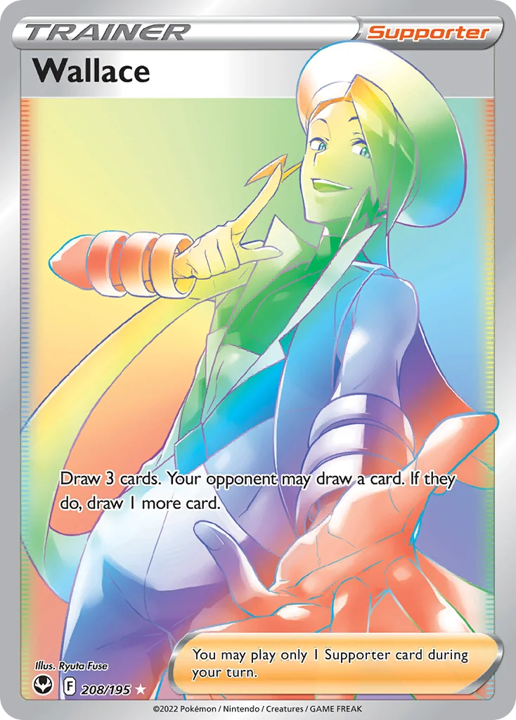 Wallace Pokemon card