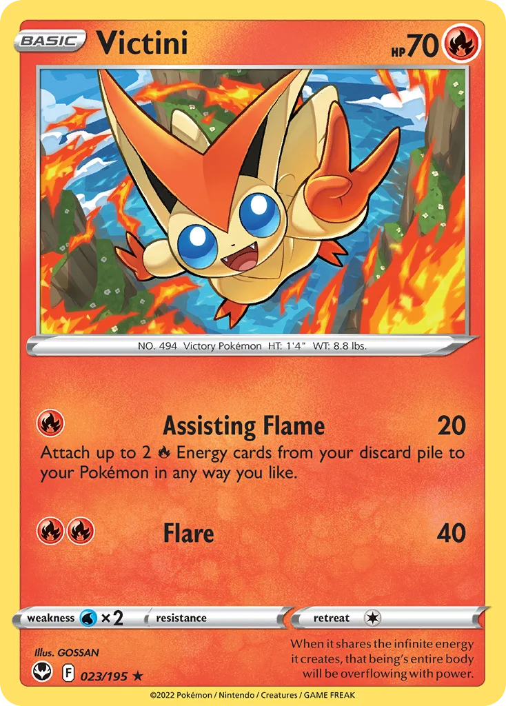 Victini Pokemon card