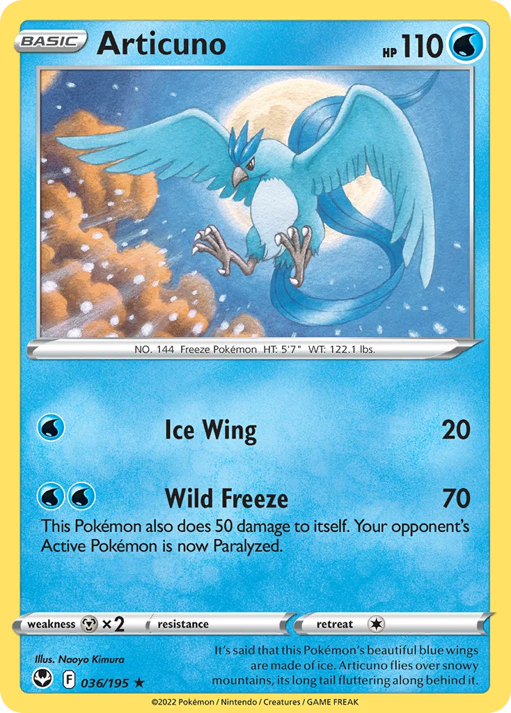 Articuno Pokemon card