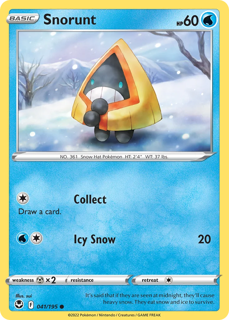 Snorunt Pokemon card