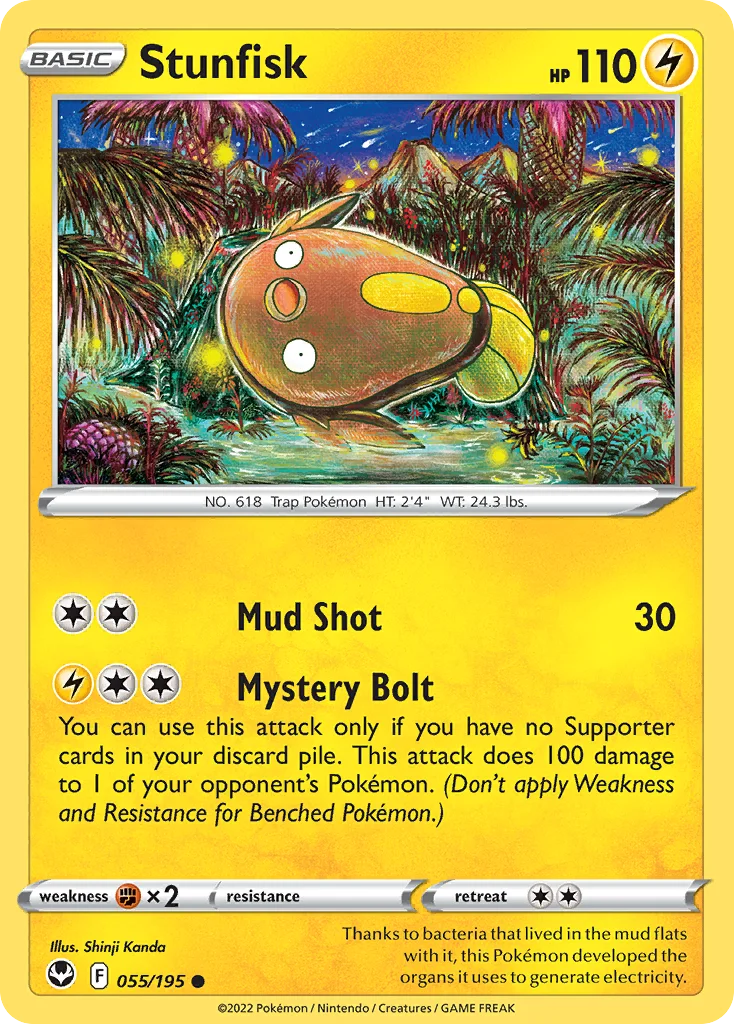 Stunfisk Pokemon card
