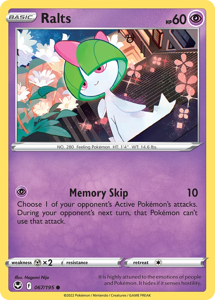 Ralts Pokemon card