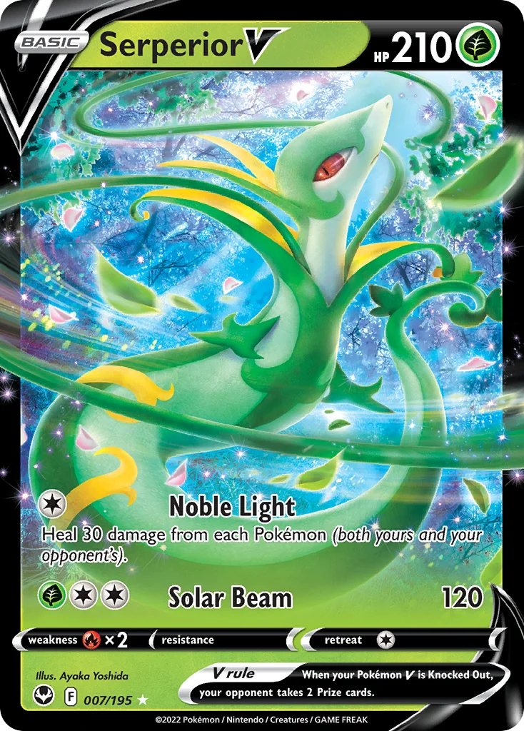Serperior V Pokemon card