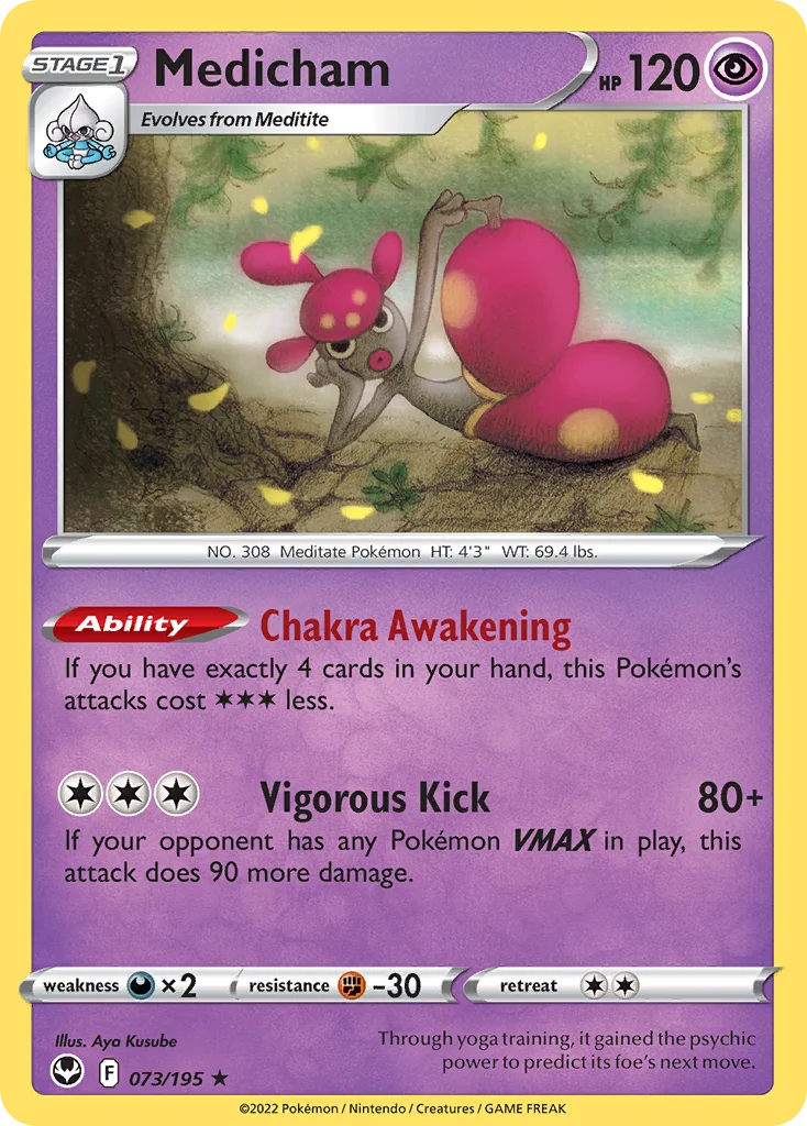 Medicham Pokemon card