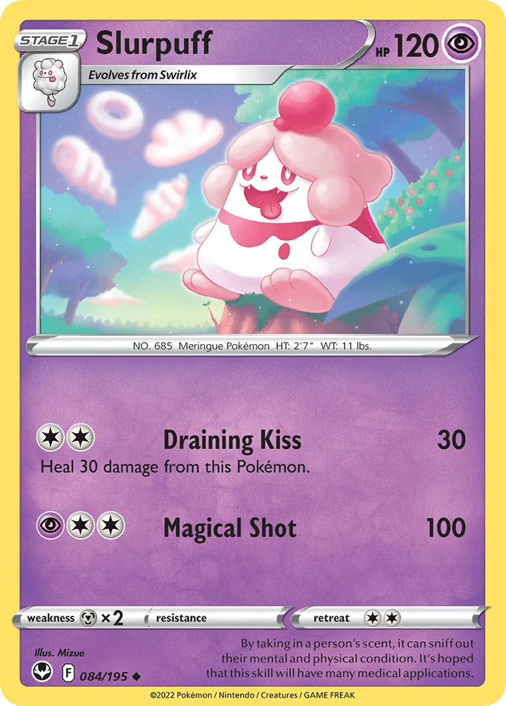 Slurpuff Pokemon card