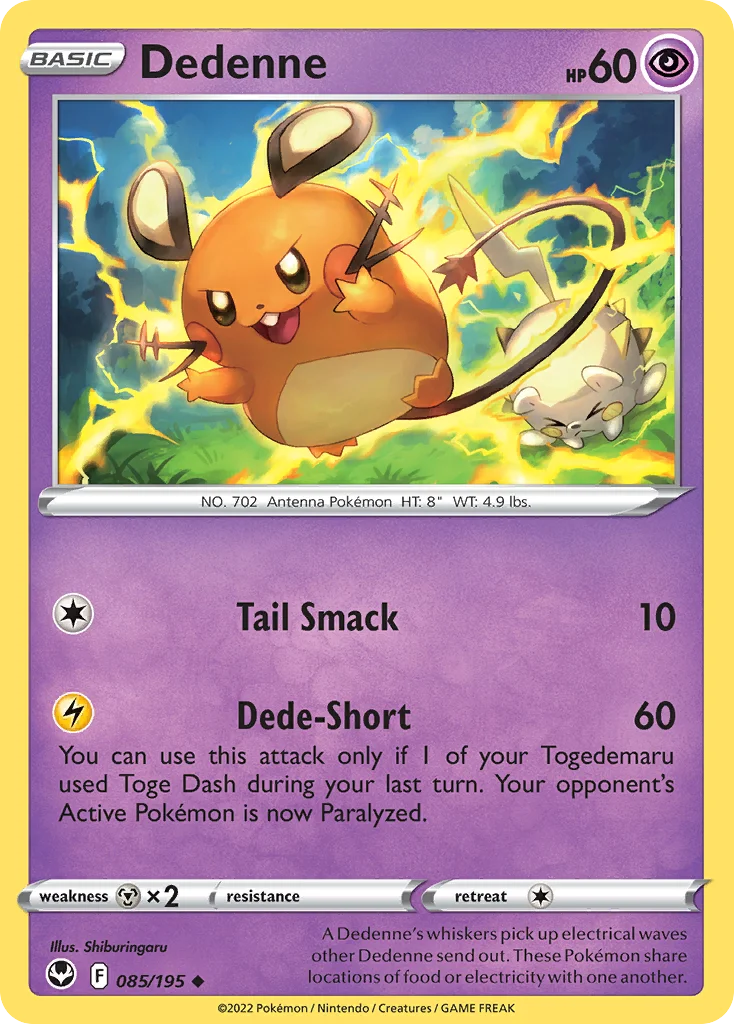 Dedenne Pokemon card