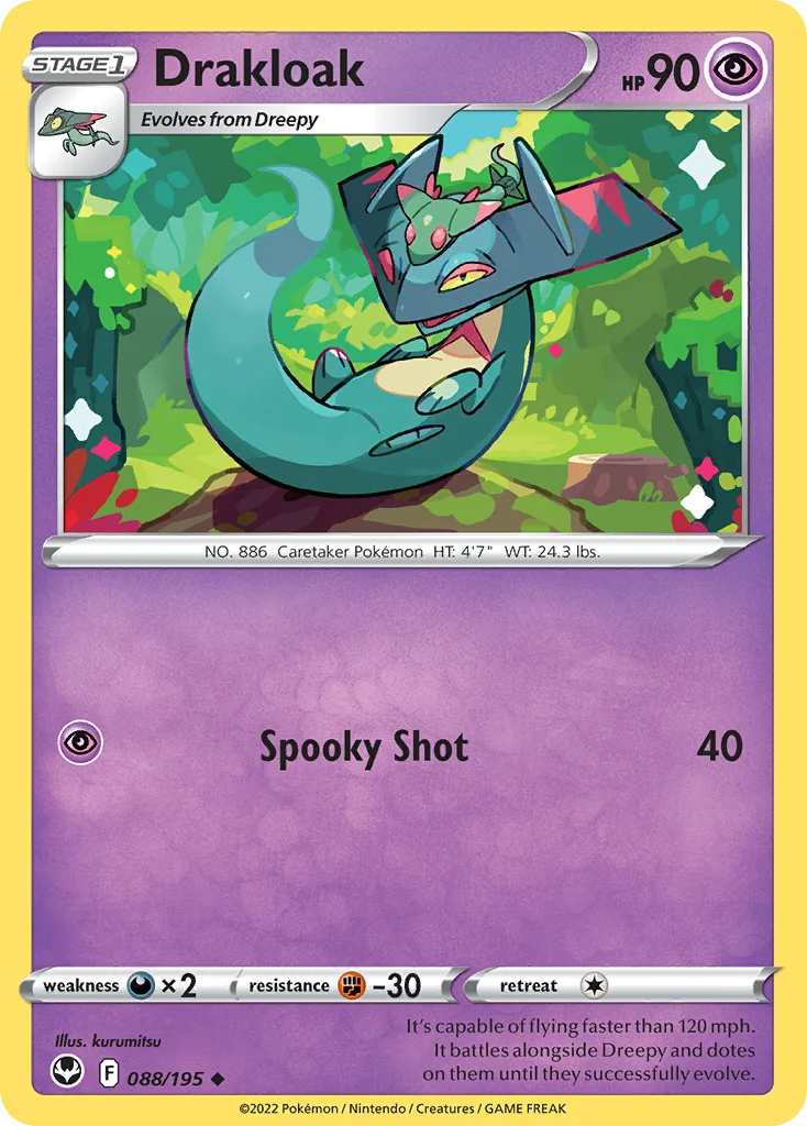 Drakloak Pokemon card
